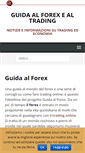 Mobile Screenshot of guidaalforex.com