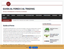 Tablet Screenshot of guidaalforex.com